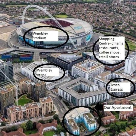 Stylish Wembley Stadium And Ovo Arena Apartment, London Exterior foto