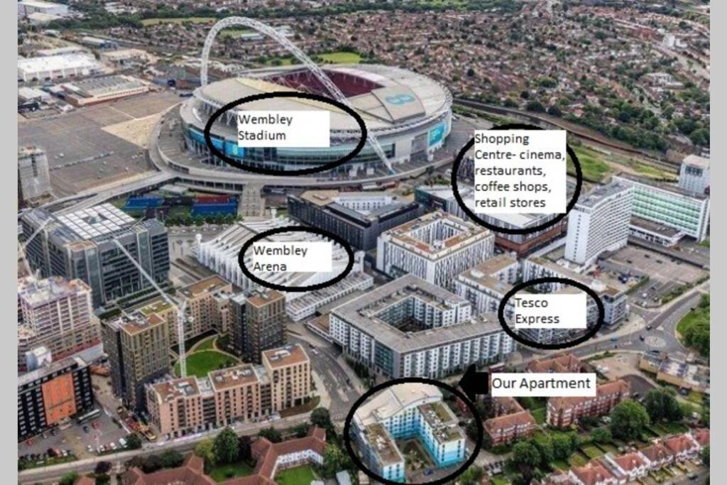 Stylish Wembley Stadium And Ovo Arena Apartment, London Exterior foto